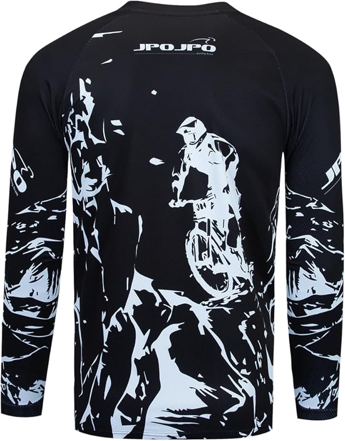 Dirt Bike Jersey for Youth, Kids Mountain Bicycle Shirt Long Sleeve Children Downhill Jerseys for Motorcycle Motocross