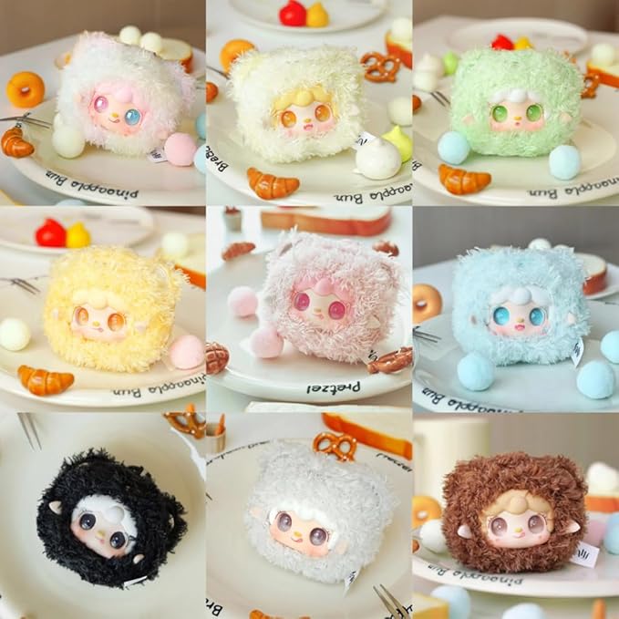 Yooki V9 Little Bear Series Plush Blind Box (1 of 10 Possible Styles) Cute Figures Collectible Toys Birthday Gifts (1Pc-Blind Box)