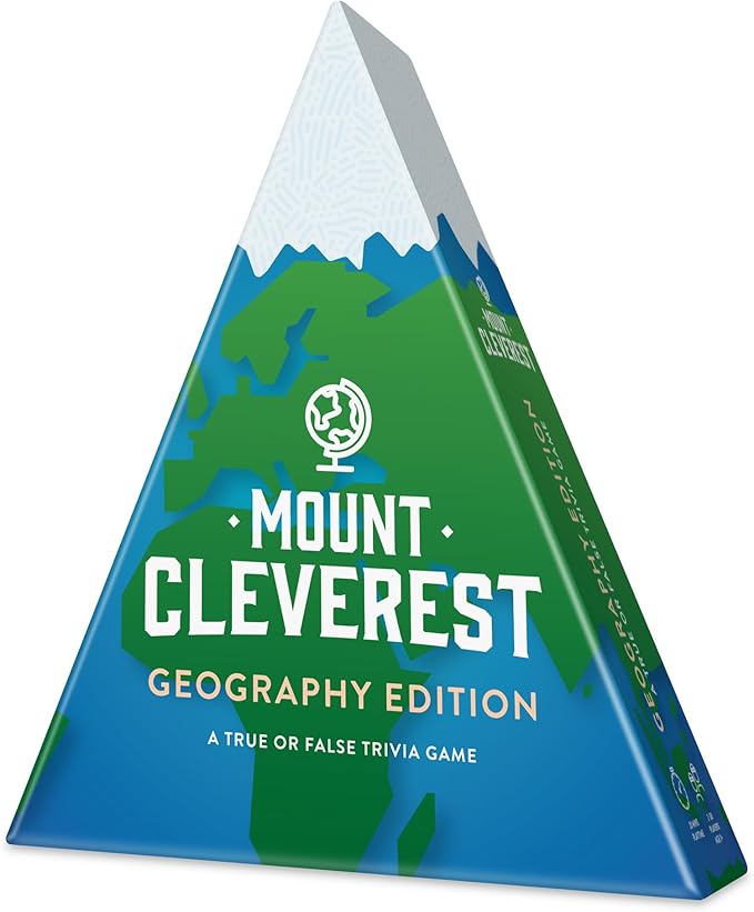 Geography Edition | True or False World Trivia Game | Fun Family Game for Adults & Kids | Party, Birthday, Travel, Gift | Boys and Girls Stocking Stuffer