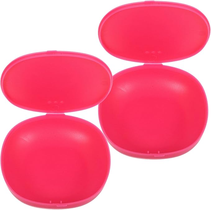Storage Box 2-Pack Portable Silicone Case Compact Holder for Travel and Feminine Care Organizer
