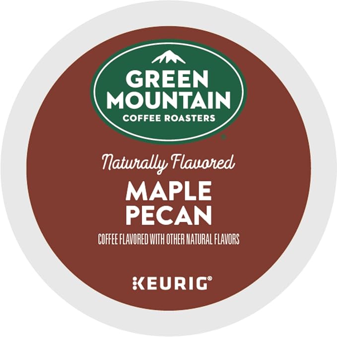 Green Mountain Coffee Roasters Maple Pecan, Single-Serve Keurig K-Cup Pods, Flavored Light Roast Coffee, 72 Count