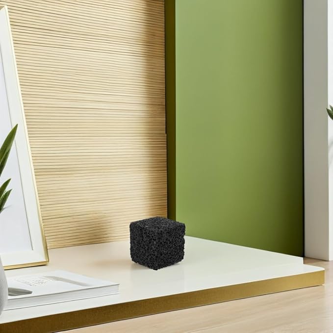 SOIMISS Lava Rock Cube Essential Oil Stone Diffuser Aromatherapy Stone Portable Scented Lava Diffuser for Office Home Decor and DIY Crafts 1.96 Inch