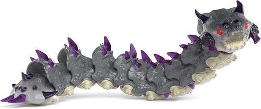 Schleich Eldrador Creatures - Big, 10" Shadow Worm. Cool Movable Action Figure for Boys and Girls. Fun, Imaginative Play Figurine. Durable, Fantasy Animal Beast Monster Toys for Kids Ages 7+, 70830