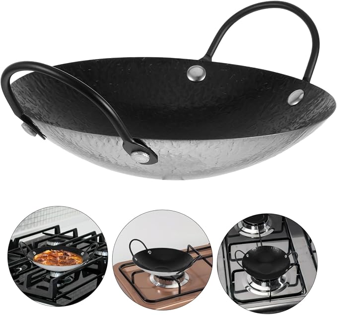 LABRIMP Heavy Duty Korean Cooking Pot Double Handles Thickened Design for Even Heating Nonstick Cookware for Noodles Hot Pot and Family Meals for Cassette Stoves