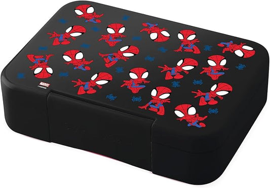 Simple Modern Marvel Bento Lunch Box for Kids | BPA Free, Leakproof, Dishwasher Safe | Lunch Container for Girls and Boys, Toddlers | Porter Collection | 5 Compartments | Go Spidey Go