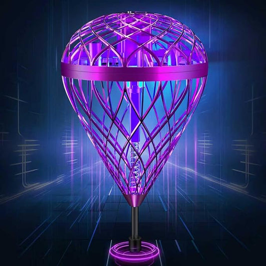 LEMATRIX 2025 Flying Shuttlecock Toy - Interactive Outdoor Hover & Bounce Toy with 3D Flip, Outside Toys for Kids Ages 6-12+, Body Contact Fun Birthday for Boys Girls(Purple)
