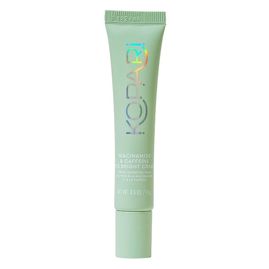 Kopari Niacinamide & Caffeine Eye Bright Cream, Fade Dark Circles & Reduce Puffiness, Tightens & Smooths Appearance of Wrinkles, 0.5 oz