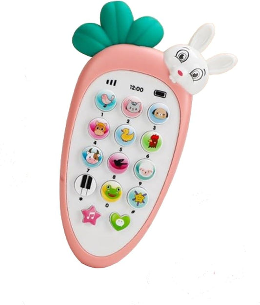 Baby Electronic Phone Toy – Early Childhood Educational Musical Toy with Multi-Function Buttons – Simulation Phone for Kids Development & Interactive Play