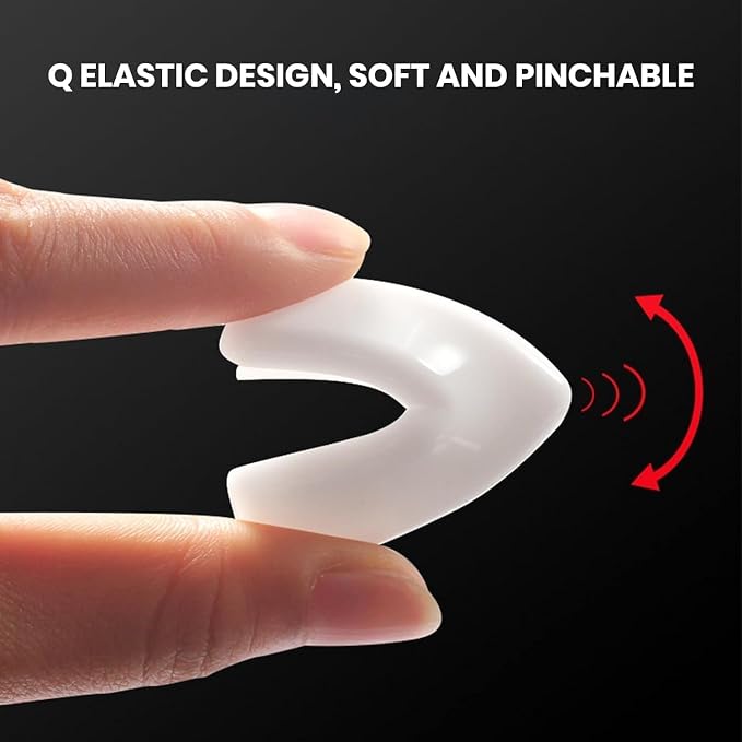 4Pcs PVC Desk Edge Bumpers Adhesive Furniture Corner Protectors Protector Kit Anti-Collision Edge Safety Bumpers Baby Proof Soft Self-Adhesive Table Sharp Edges Guard Safety(White)