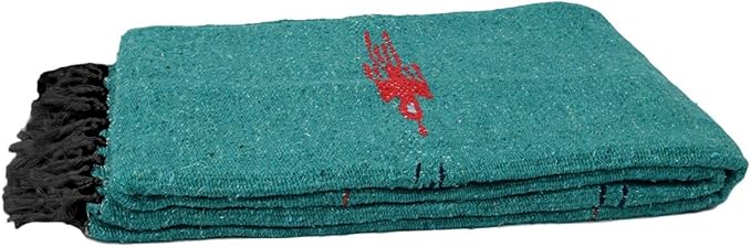 Open Road Goods Mexican Thunderbird Yoga Blanket, Handwoven Throw for Yoga, Meditation, and Home Décor – Versatile Blanket for Beach, Picnic, Camping, or Outdoor Use