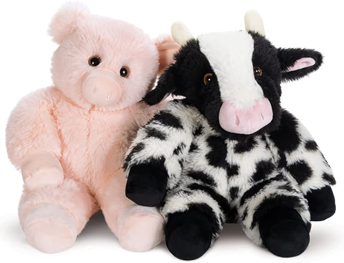 Vermont Teddy Bear Pig Stuffed Animal - Oh So Soft Pig Plush, Pink, 18 Inch