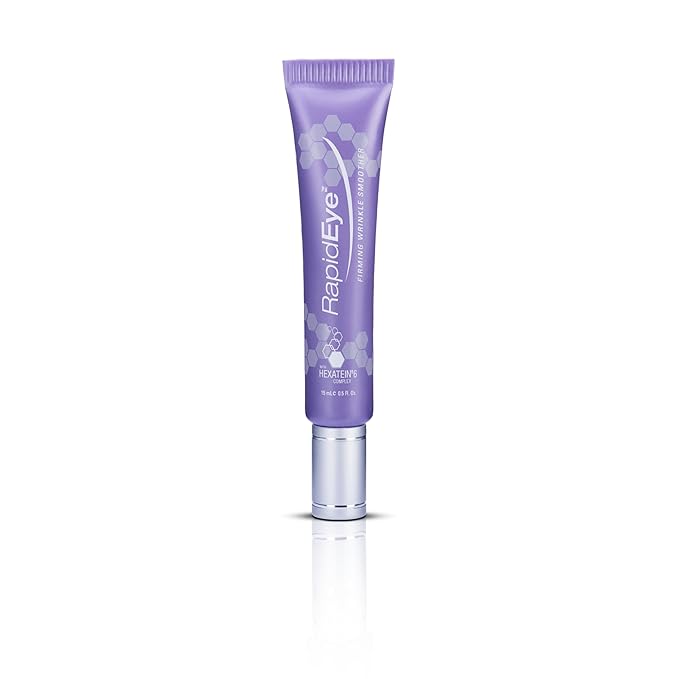 RapidEye Firming Wrinkle Smoother – Anti-Aging Eye Cream with Retinol, Caffeine, Hyaluronic Acid, Peptides & Vitamin E – Under Eye Cream to improve Puffiness, Fine Lines & Bags – 0.5 fl oz