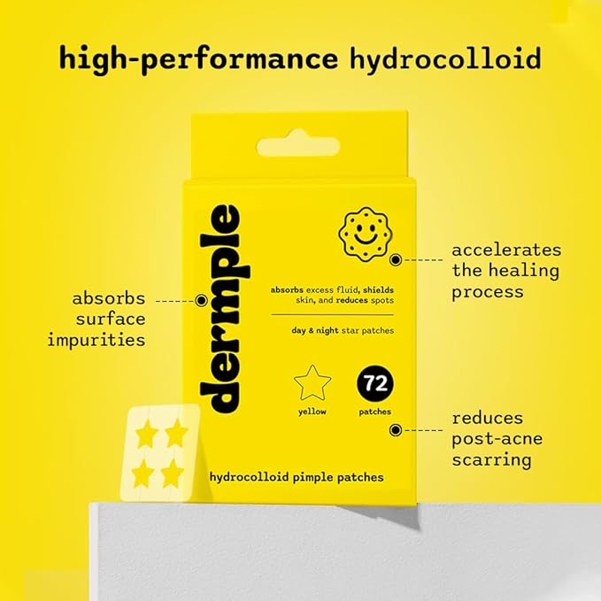 Pimple Patch Color Paper Boxes (72 Count) (Yellow)