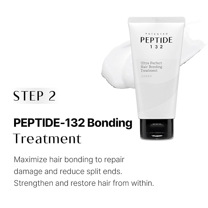 COSRX PEPTIDE 132 Hair Shampoo & Oil Serum Set - Bonding Shampoo + Bonding Oil Serum