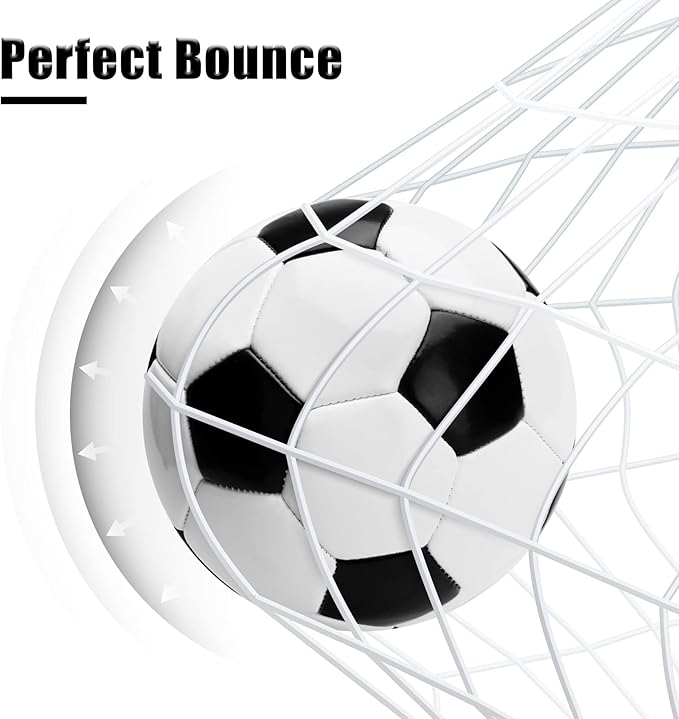 Soccer Ball Size 2 Size 3 Size 4 Size 5 with Pump Deflated - Single, 2 or 3 Pack Official Size & Weight Training Ball - Operation Christmas Child Shoebox - Gift for Toddler Kids Boys Girls Youth Adult