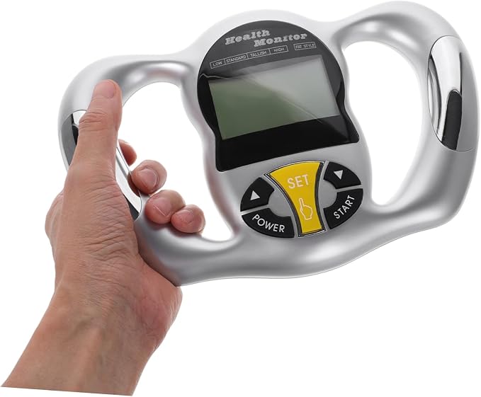 Handheld Fat Measurement Tool Digital BMI Portable Monitor for Precise Analysis with Multifunctional Health Reports