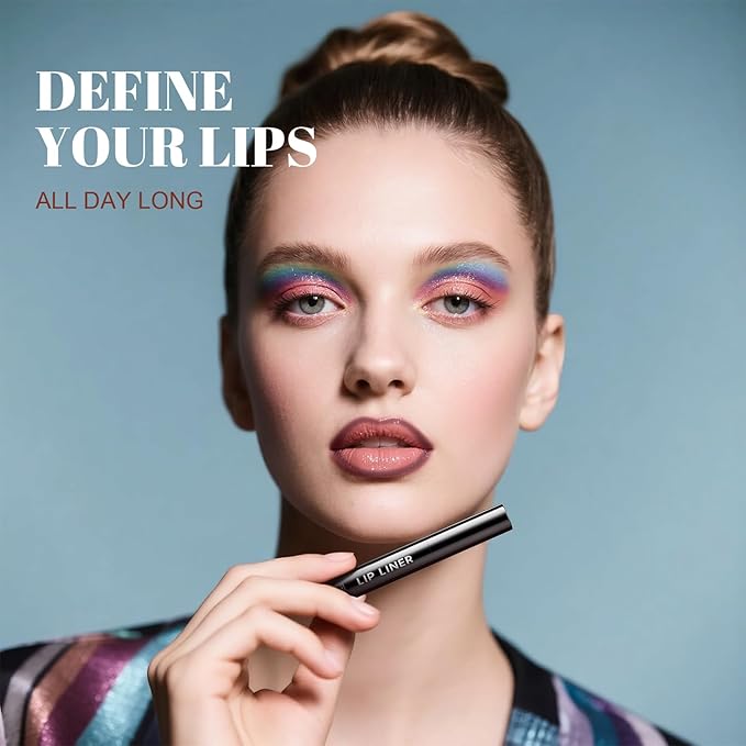 Lip Stain - Long Wear Tattoo Lip Liner, Waterproof & Transfer-proof Peel Off Lip Stain with Matte Finish, Lip Tint For All Skin Types, Great Gifts for Women (#01 Nude, 1 PCS)