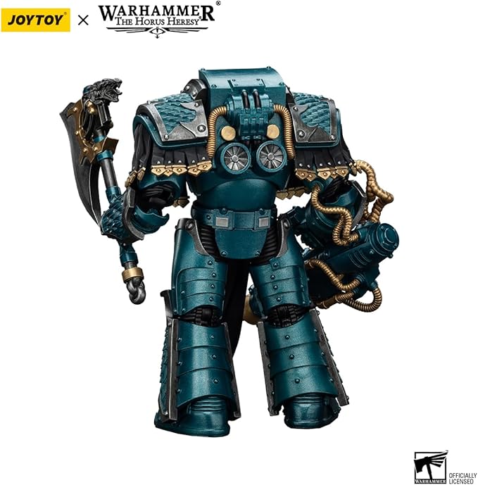JOYTOY Warhammer The Horus Heresy Alpha Legion Lernaean Terminator with Conversion Beam Cannon - 1:18 Scale 5.39in Action Figure Mecha Joy Toy Collection Model