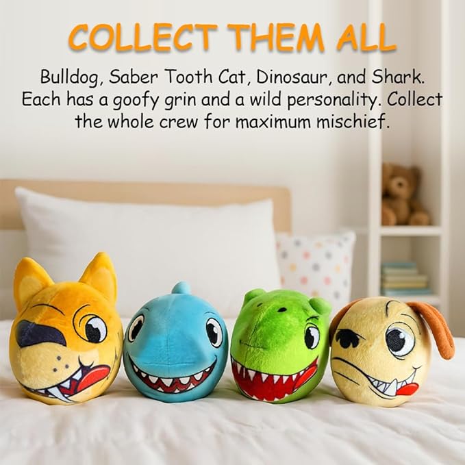T-Rex Dinosaur Plush Toy - Funny Interactive Animal Plushie with Silly Giggling, Laughing, and Farting Sounds, Hilarious Prank Gag Gift