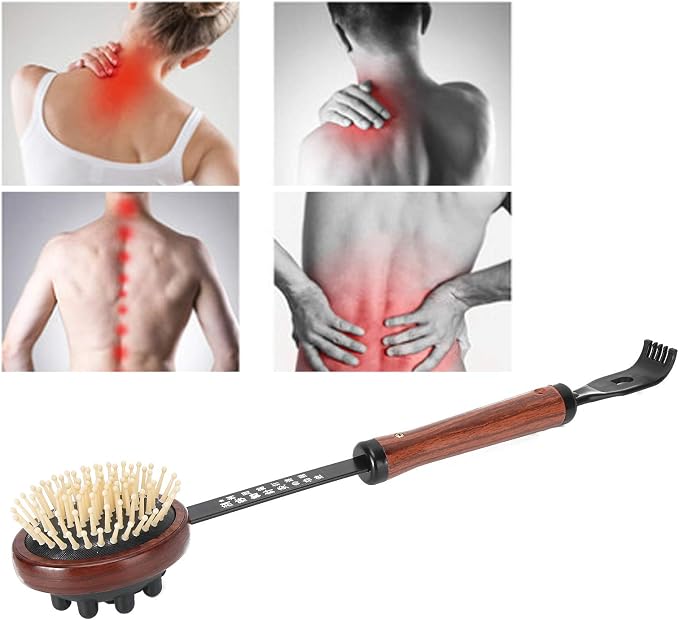 Manual Back Massagers Back and Head Scratcher Long Back Massager Handheld, Body Massager Stick Manual Massage Tool, Plastic Massage Hammer for Body Part,Legs, Back Health Care
