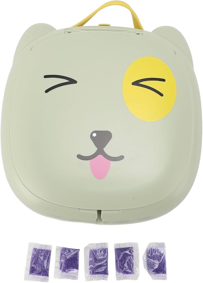 Travel Potty for Toddler, Foldable Potty Training Toilet Seat, Portable Potty Car Potty Folding Toilet for Boys Girls Baby Kids Children Indoor Outdoor Camping (Green)
