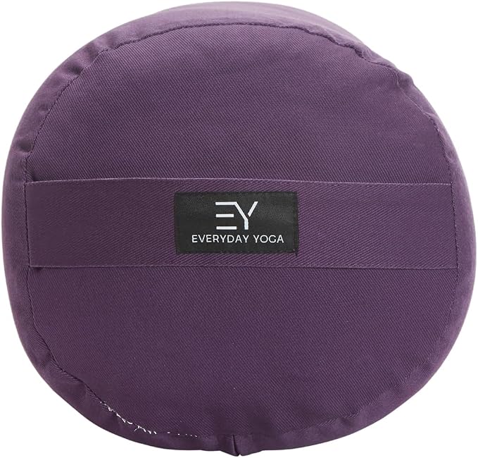 Everyday Yoga Premium Bolster, Soft & Supportive Meditation Pillow with Carry Handle, Lightweight Cushion for Restorative Yoga & Relaxation (Multi-Color)