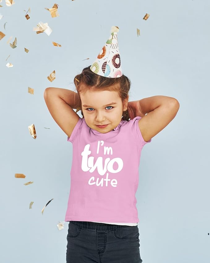 2nd Birthday Outfits for Toddler Girls im Two Cute Shirt Girl 2 Years Old Second Birthday