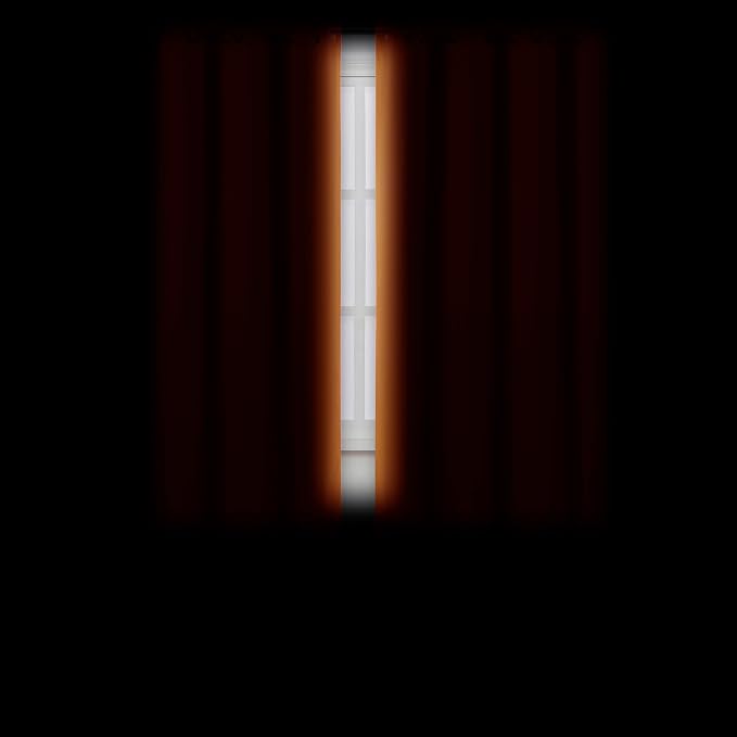 LEMOMO Orange Blackout Curtains 66 x 63 Inch Length/Set of 2 Curtain Panels/Thermal Insulated Room Darkening Blackout Curtains for Bedroom