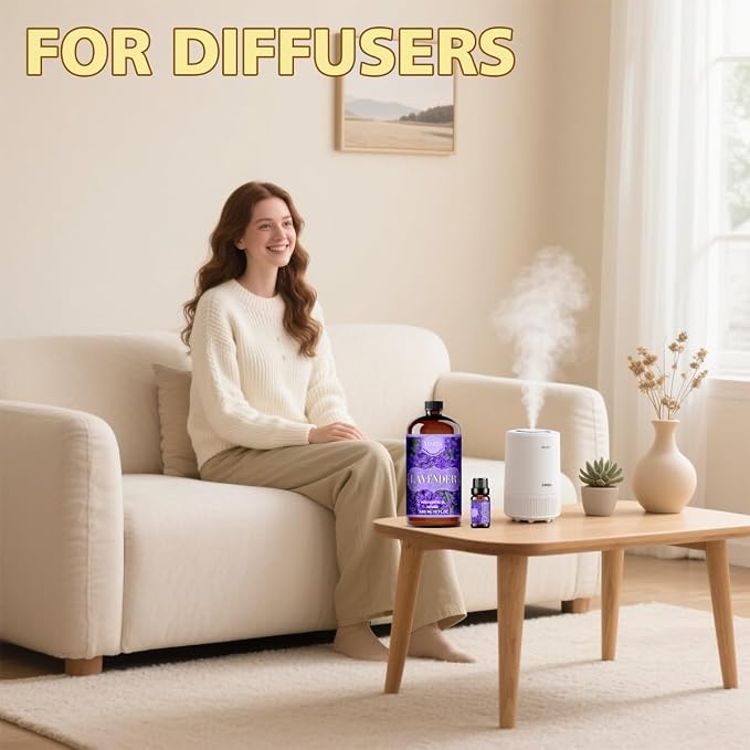 Jasmine Essential Oil 16.33oz for Diffuser & Home Scent | Exotic jasmine scent for diffuser, aromatherapy, spa, candle making, soap crafting, DIY projects, large volume