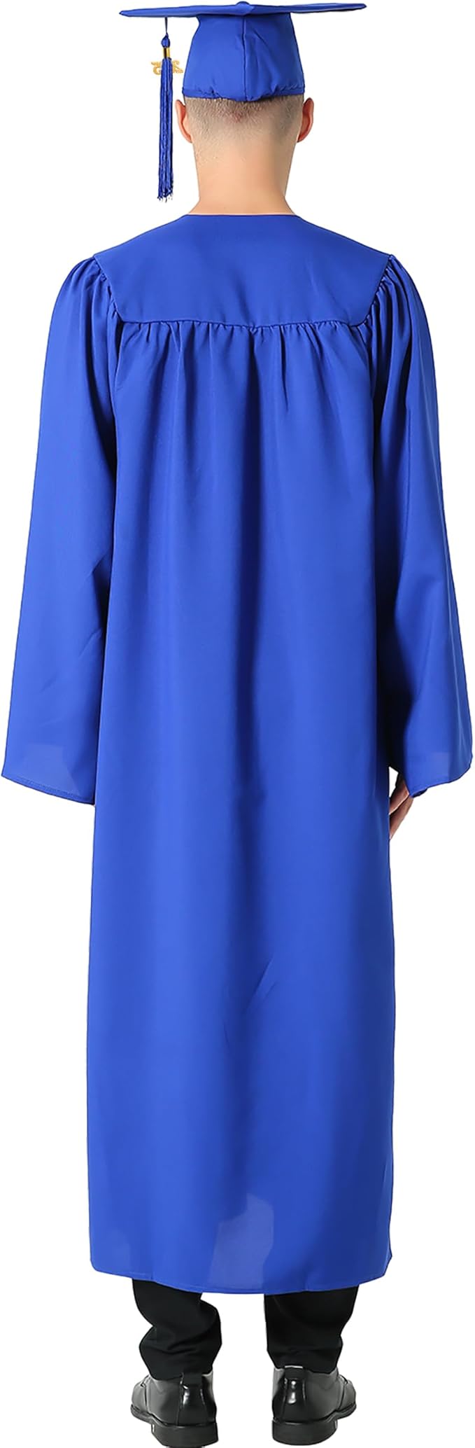 GraduationMall Matte Graduation Gown Cap Tassel Set 2025 for High School and Bachelor