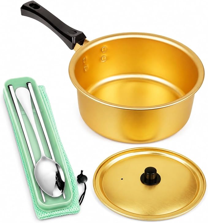 Korean Ramen Pot, Ramen Korean Cooking Pot, Aluminum Noodle Pot For Kitchen Cookware For Kitchen Cookware