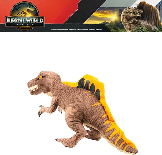 Jurassic World Rebirth Spinosaurus Cuddle Pillow, Kids Bedding Super Soft Plush Pillow, (Officially Licensed Product) by Franco