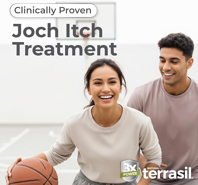 terrasil Jock Itch Cream, Clotrimazole 1% Antifungal Jock Itch Medicine Extra Strength, Fast Relief, Natural Soothing Care (0.5 oz)