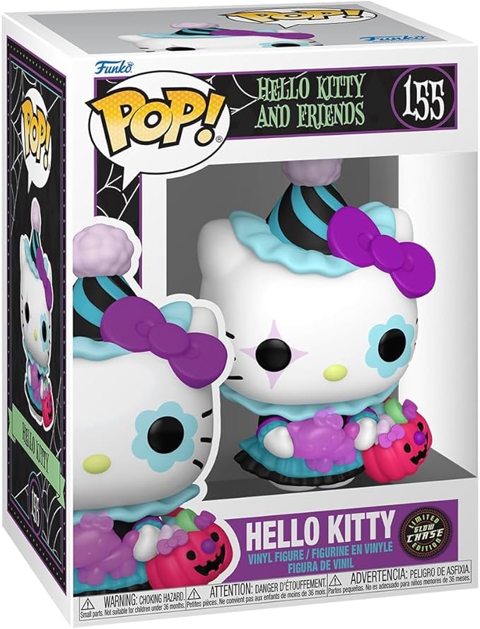 Funko Pop! Sanrio: Hello Kitty - Spooky - 1/6 Odds for Rare Chase Variant - Collectable Vinyl Figure - Gift Idea - Official Merchandise - Toys for Kids & Adults - Anime Fans