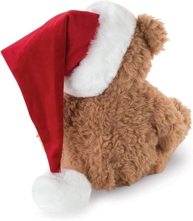 Vermont Teddy Bear Christmas Bears - Christmas Stuffed Animals, 13 Inch,Santa Hat, Soft Plushie