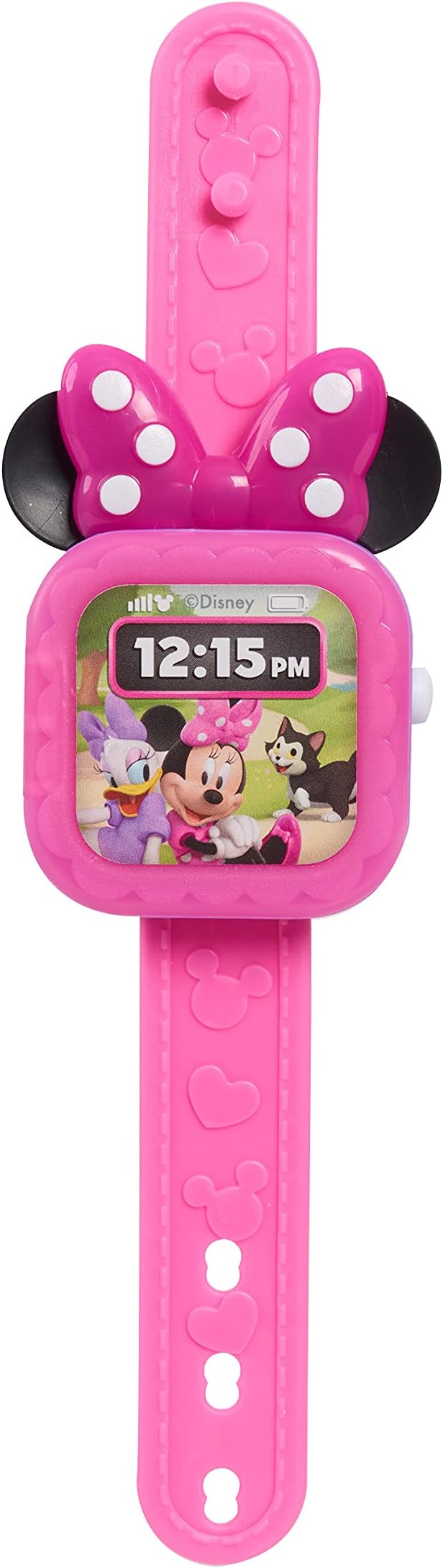 Disney Junior Minnie Mouse Play Smart Watch with Lights and Sounds, 3-pieces, Pretend Play, Kids Toys for Ages 3 Up by Just Play