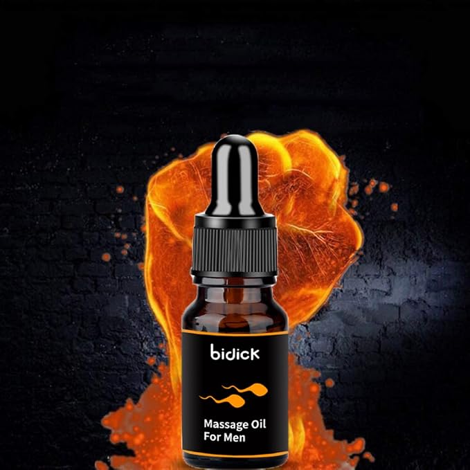 Men Energy Massage Essential Oil for Sex, Enlarge and Permanent Thickening Growth Pills Increase Dick Liquid for Health Care, Delay Performance Boost Strength (10ml)