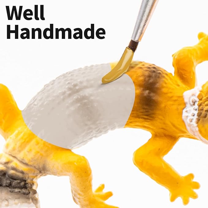 14PCS Reptile Animal Figurines Toys,Desert Amphibians Sand Toys with Axolotl,Lizard,Snake,Spider,Komodo Dragon,Alligator,Rainforest Cold Blooded Plastic Animals Figures Party Favors for Kids