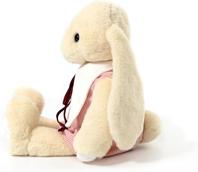 RECUR Plush Rabbit Stuffed Animal,Soft Cuddly Plushie Toy,Adorable Gift for All Ages