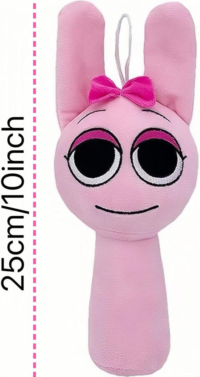 XYG® Sprunky Plush, Sprunky Game Plush Toys, 6PCS Plush Toys, Horror Games Plushies Toy for Fans, Soft Stuffed Animal Pillow Figure Doll Birthday Kids Adult (6 PCs 9" Plush Sprunky)