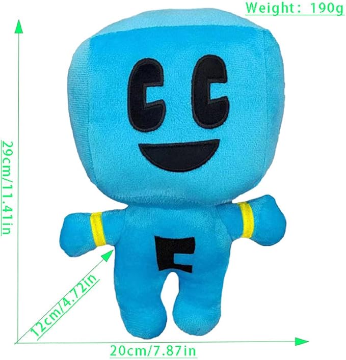 2024 New Creeper Plush Filler(11 inch), Plush Doll Soft Plush Toy Cute Pillow, Favorite Birthday Gift for Boys and Girls (Blue)