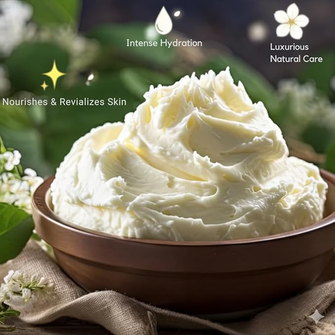 Yajna Organic Raw Mango Butter 100% Pure,Natural & Unrefined| Skin Moisturizer For Face, Body & Hair| 8 OZ/230 GM Ivory/White Grade A | DIY Creams, Balms, Lotions, Soaps| Softens Dry & Tough Skin