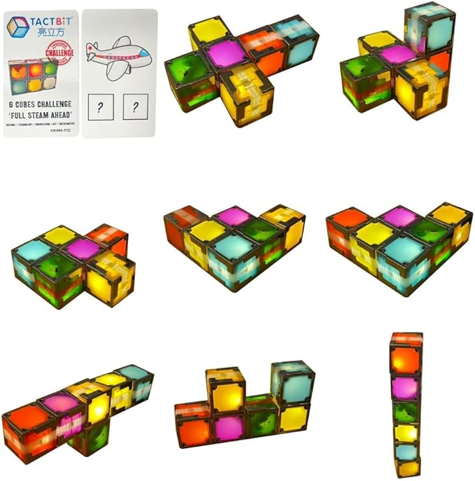 12 : Prepare Your Child for The AI Revolution The World's First Magnetic Electronic STEAM Cubes That Ignite Creativity, Develop Problem-Solving Skills.