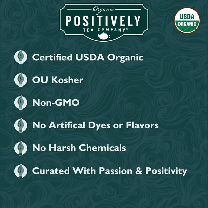 Organic Positively Tea Company, Chamomile, Herbal Tea, Loose Leaf, 16 Ounce