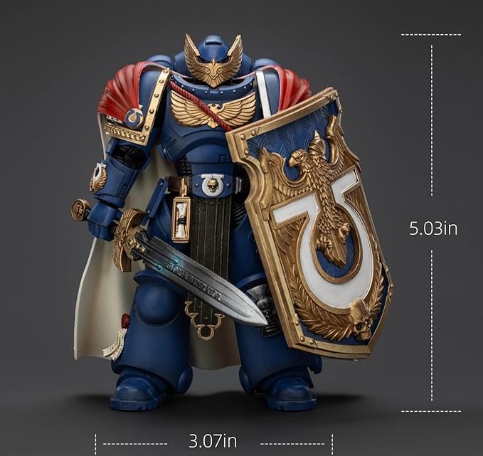 JoyToy Warhammer 40K Victrix Honour Guard with Storm Shield and Power Sword 1:18 Scale Action Figure Mecha Joy Toy Collection Model 5.03in