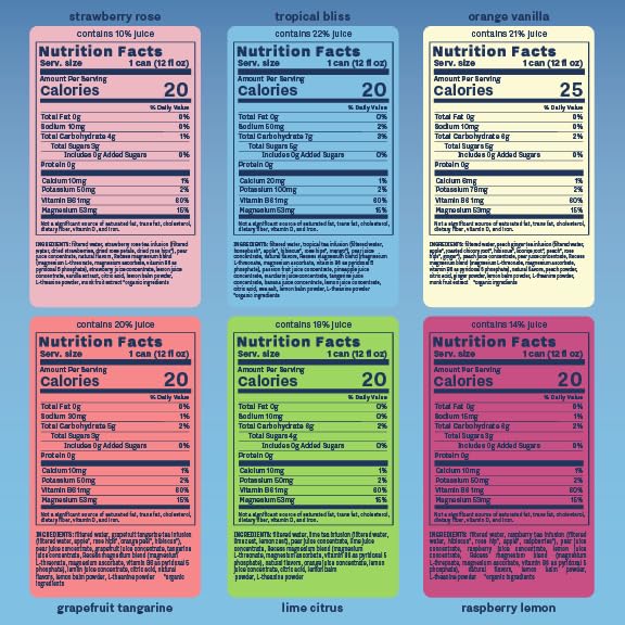 Recess Mood Magnesium Supplement Drink Calming Beverage, 12 Ounce (Variety Pack, 12 Pack) *Greatest Hits Sampler*