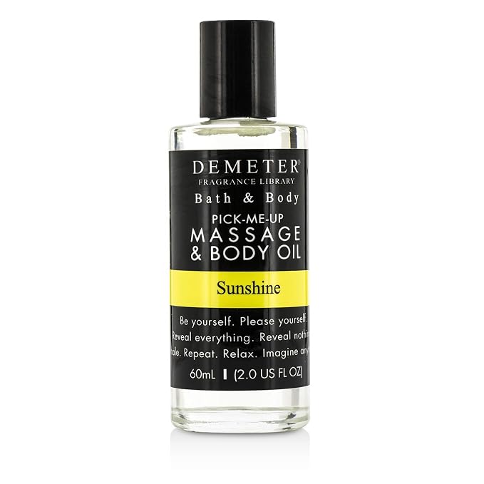 The Library of Fragrance Massage & Body Oil - Sunshine, 60 ml