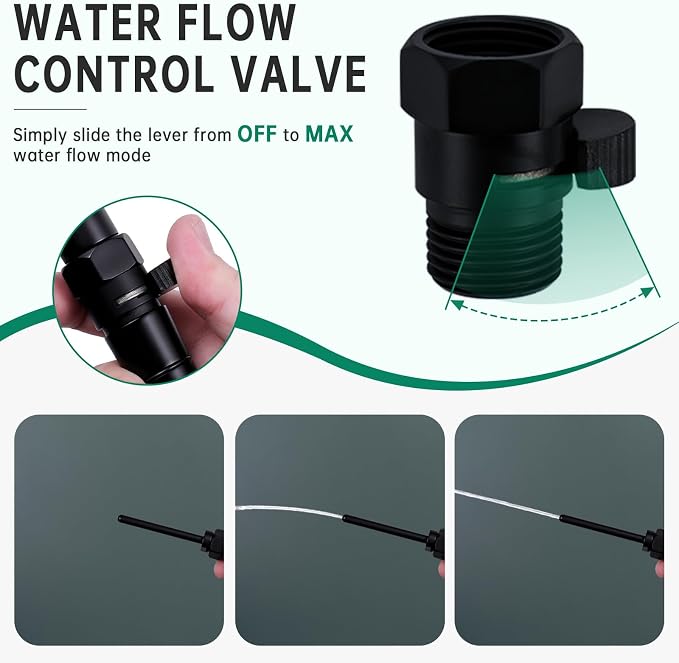 Shower Enema Cleaner, Smooth Metal Shower Douche Nozzle Cleansing System for Men and Women Portable Cleaning (Matte Black)