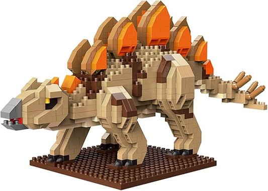 Dinosaur Micro Mini Building Block Sets for Adults, No Compatible with Lego, Building Toys for Home & Office Decor, MOC 3D Creative Model Gifts for Christmas