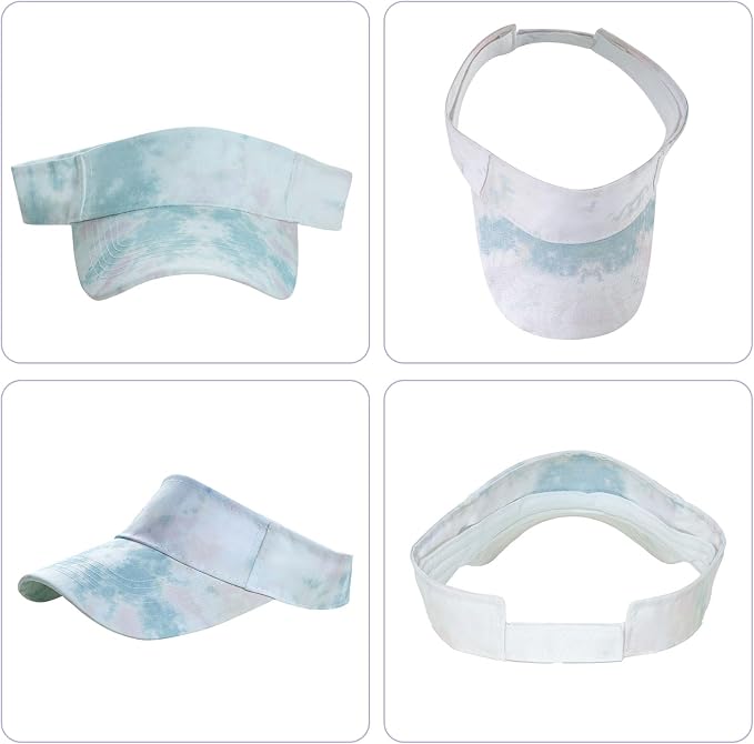 Marrywindix 1 Piece of Sport Wear Athletic Visor Sun Sports Visor Hat Visor Adjustable Cap for Women and Men